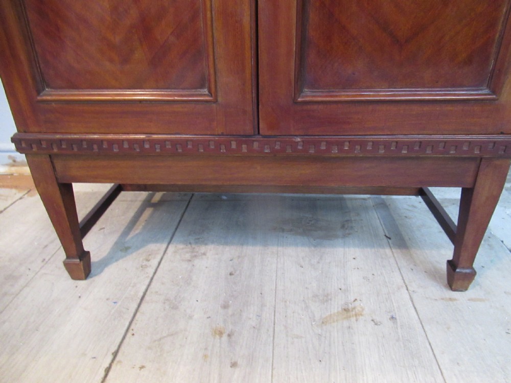 Edwardian period mahogany two door storage cabinet View VI
