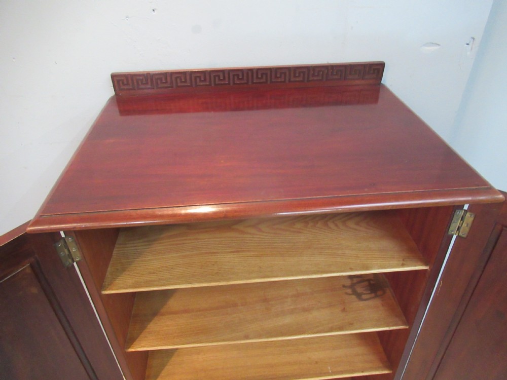 Edwardian period mahogany two door storage cabinet View VIII