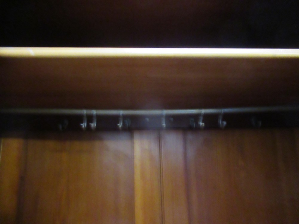 Oak 1920s hall wardrobe  View IX