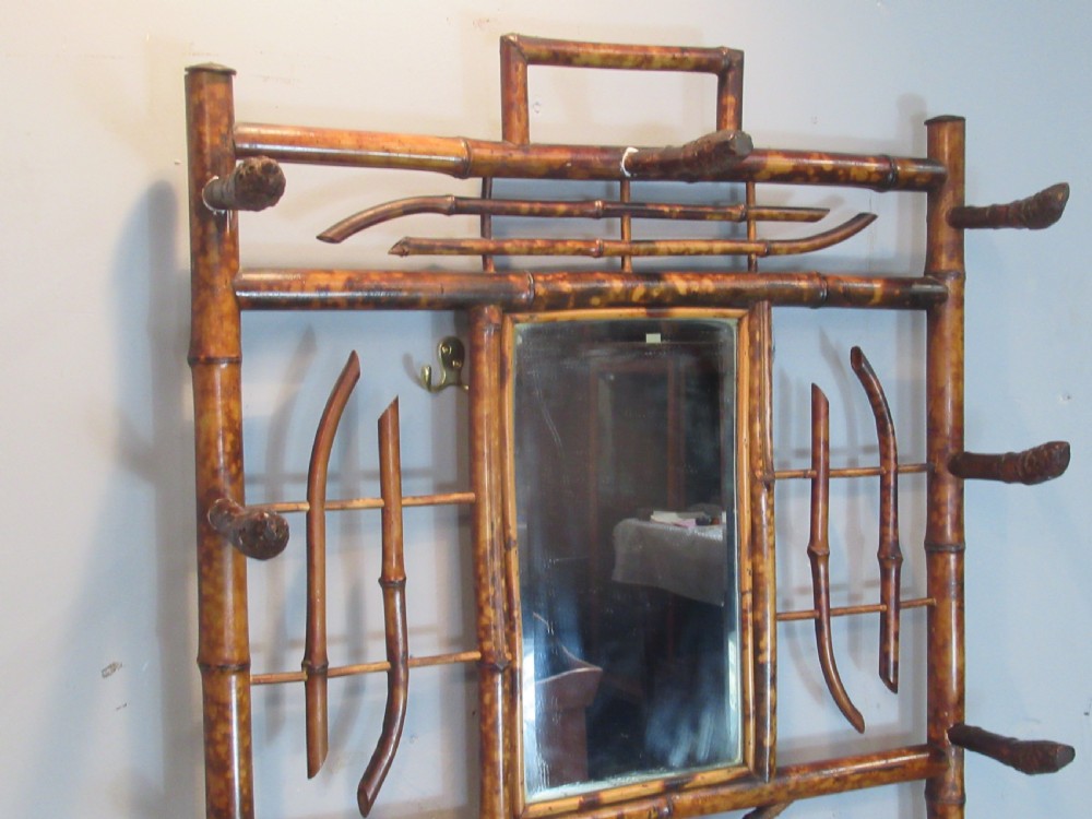 Late Victorian  bamboo  hat and stick stand  View III