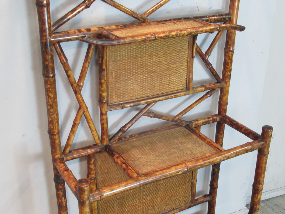 Late Victorian  bamboo  hat and stick stand  View VI