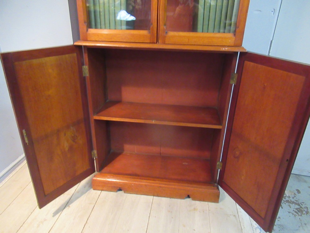 Victorian mahogany   cupboard bookcase  View VII