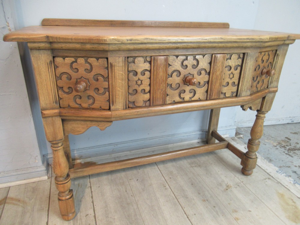 Light oak side table or dressing table View VI
