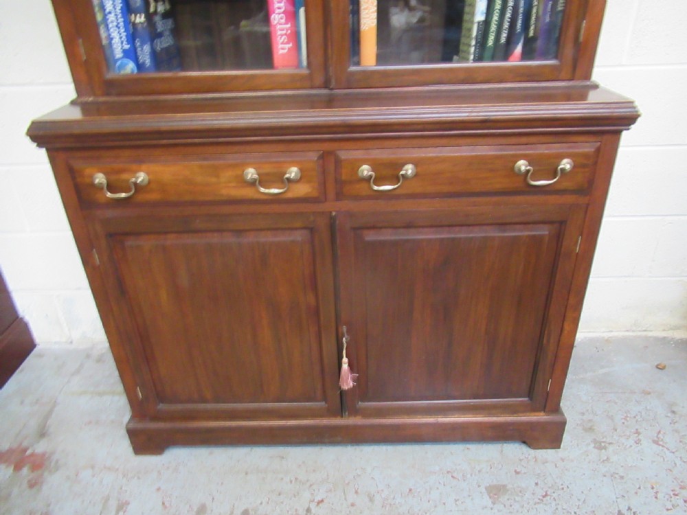 Edwardian  mahogany cupboard bookcase View IV