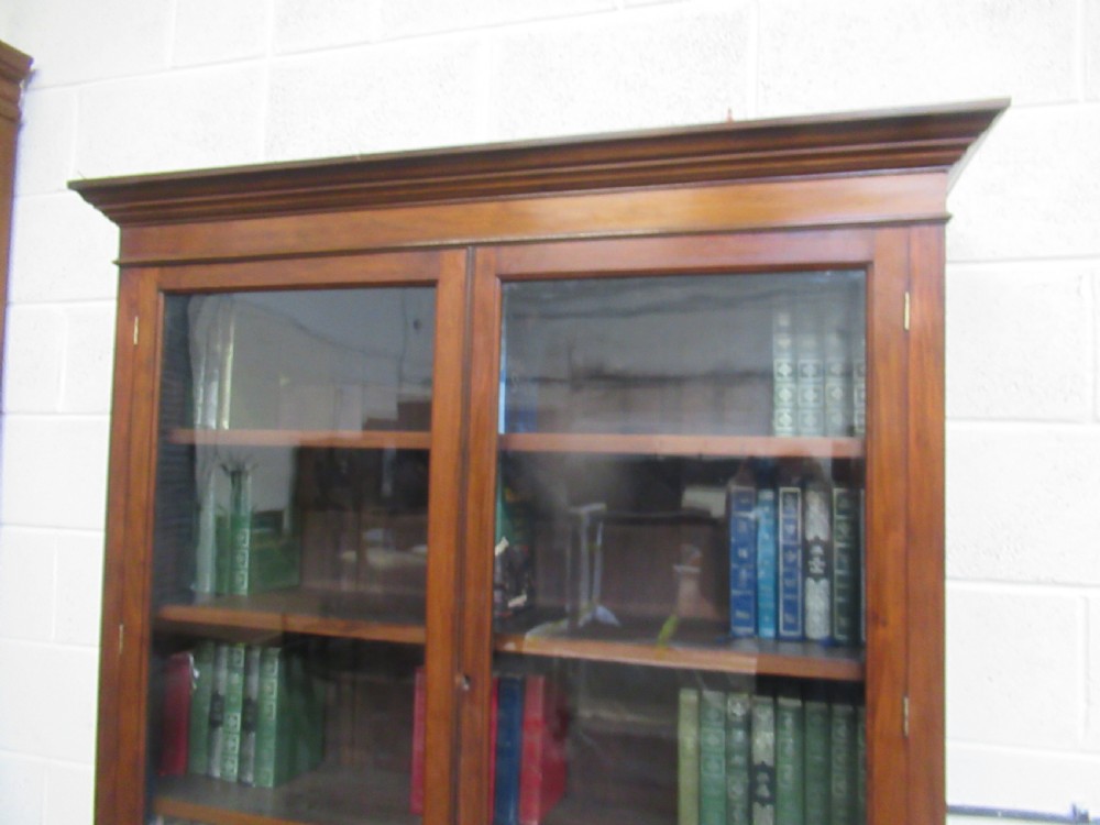 Edwardian  mahogany cupboard bookcase View VI