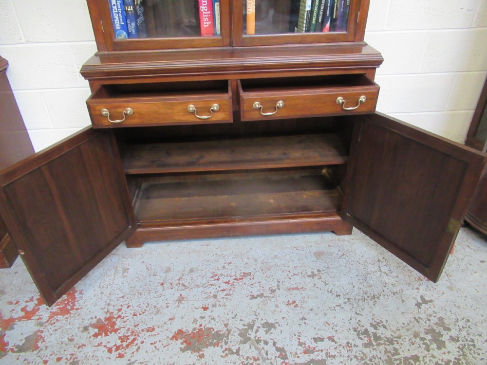 Edwardian  mahogany cupboard bookcase View VII