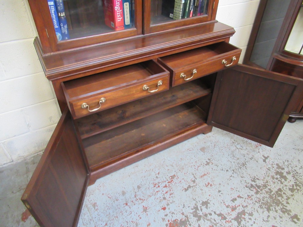 Edwardian  mahogany cupboard bookcase View VIII