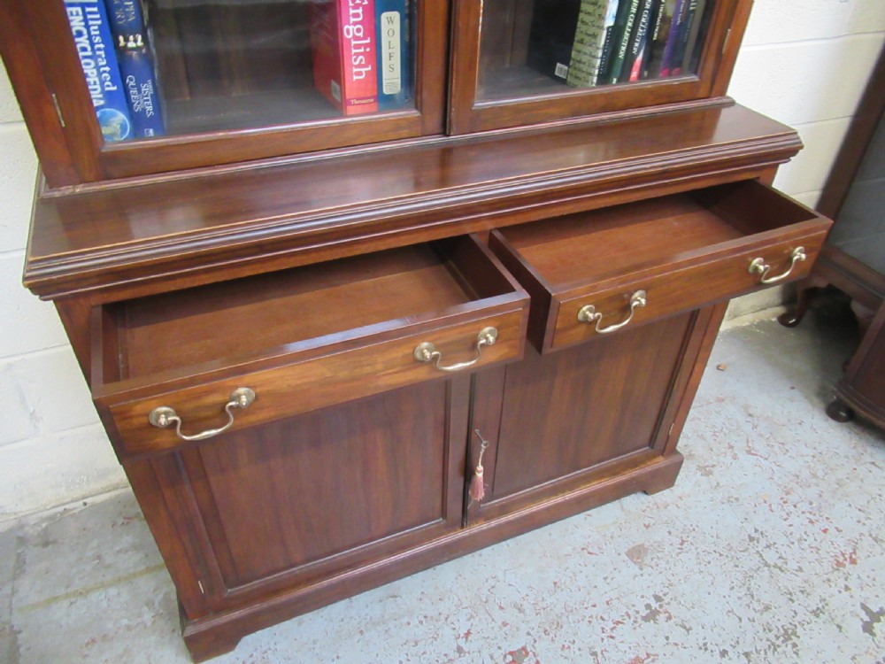 Edwardian  mahogany cupboard bookcase View IX