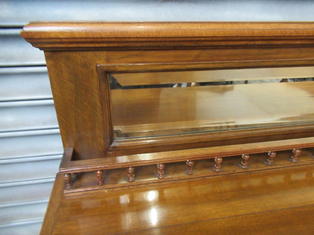 Late Victorian   light oak sideboard View III