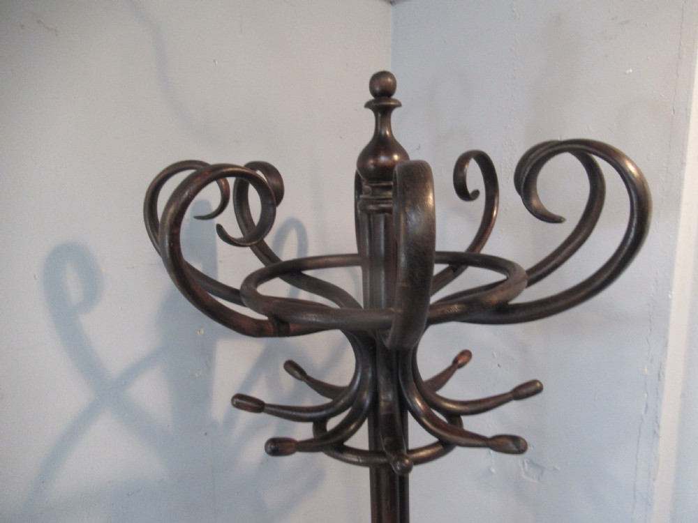 Large  bent wood hat and coat stand View V