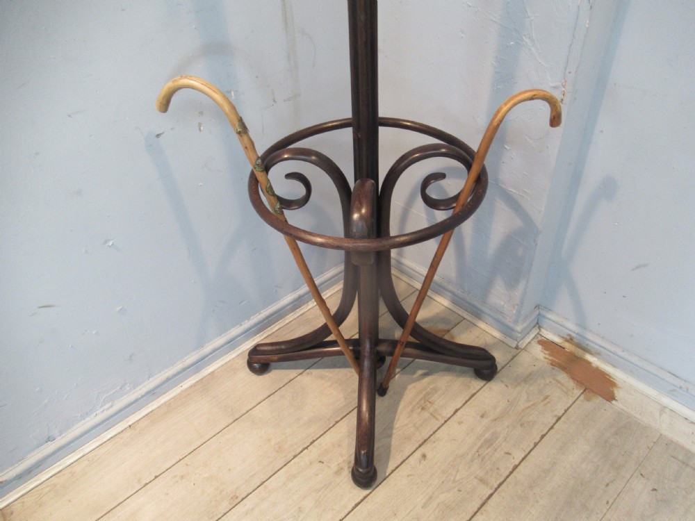 Large  bent wood hat and coat stand View IX