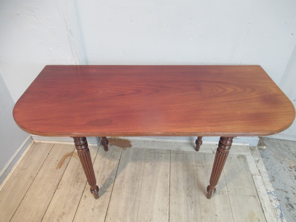 19th century mahogany  console side table View II