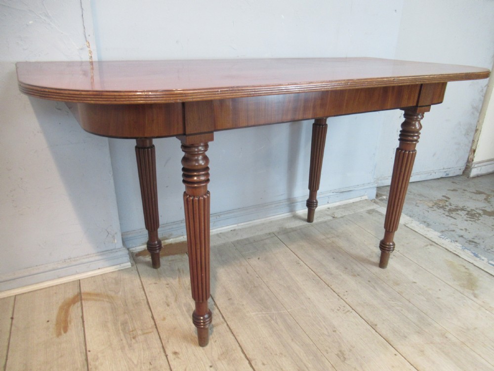 19th century mahogany  console side table View IX