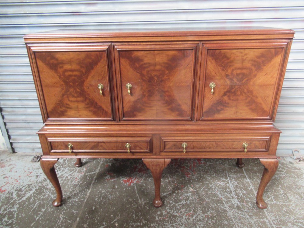 A mahogany   sideboard or drinks cabinet 