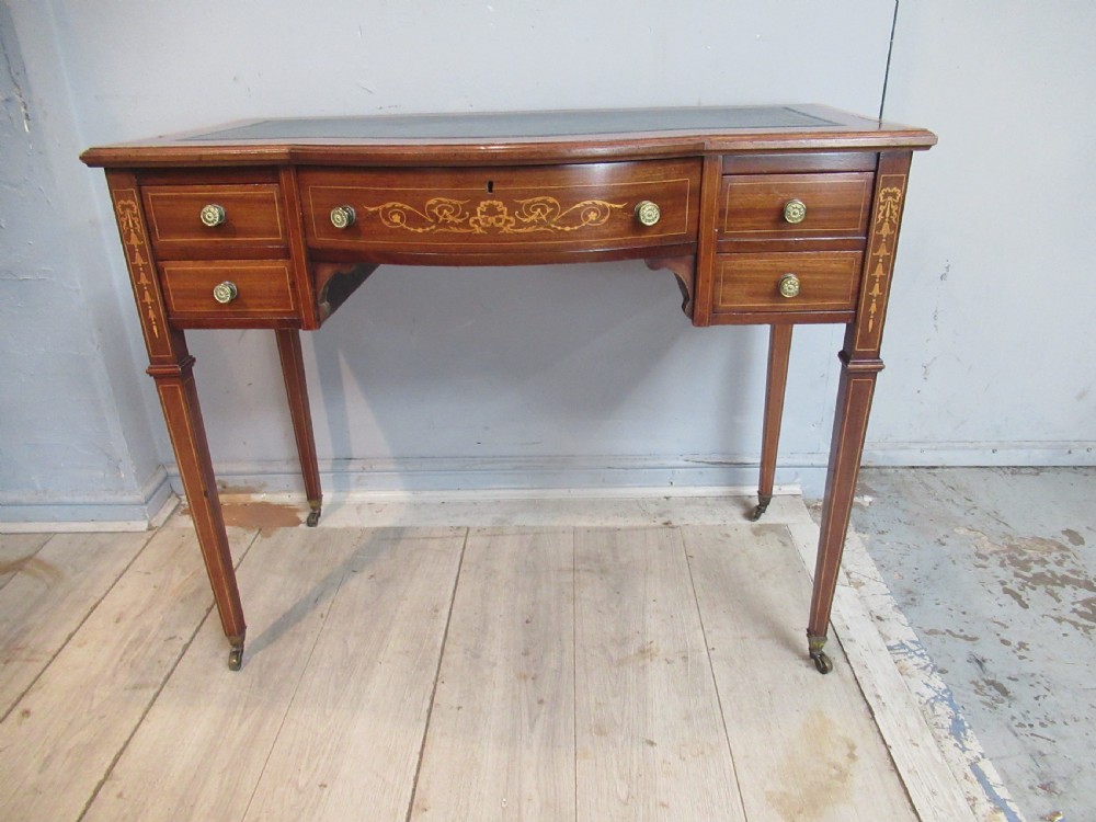 Edwardian  mahogany   writing desk View III