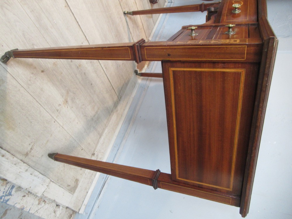 Edwardian  mahogany   writing desk View V