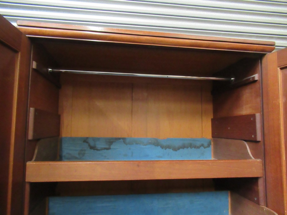 Victorian mahogany  two door fitted wardrobe  View IX