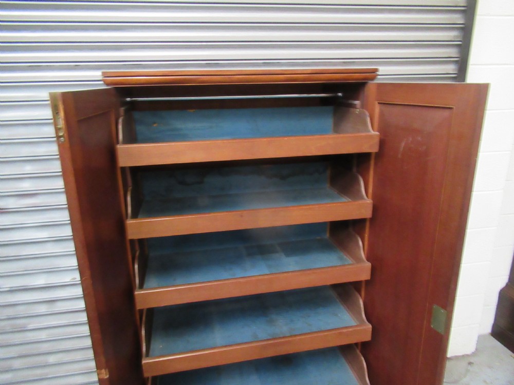 Victorian mahogany  two door fitted wardrobe  View X