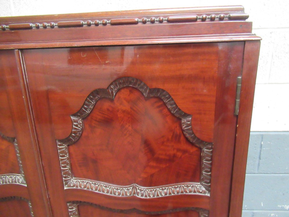 Small size Edwardian  period  mahogany wardrobe View XII