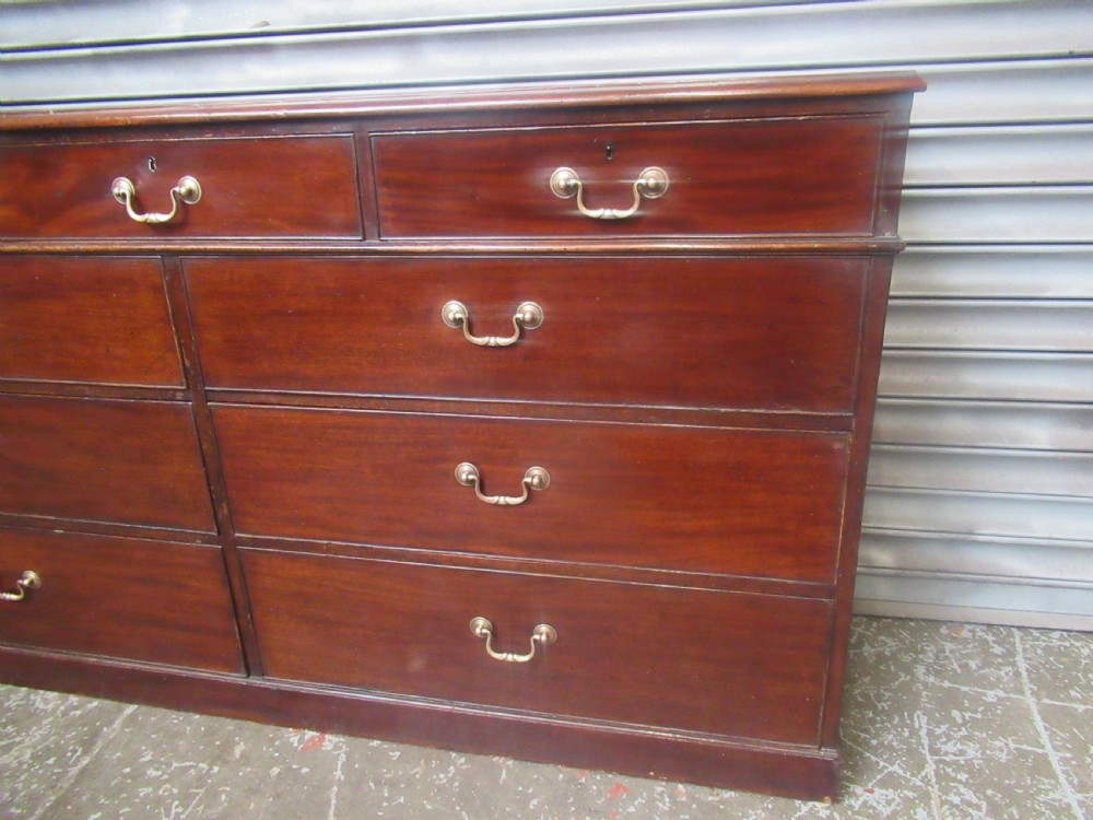19th century  mahogany  bank of nine drawers View VI