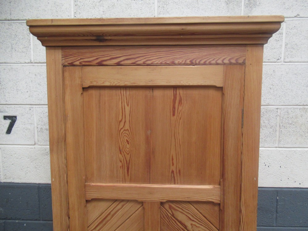 Victorian pitch pine    tall cupboard View VI