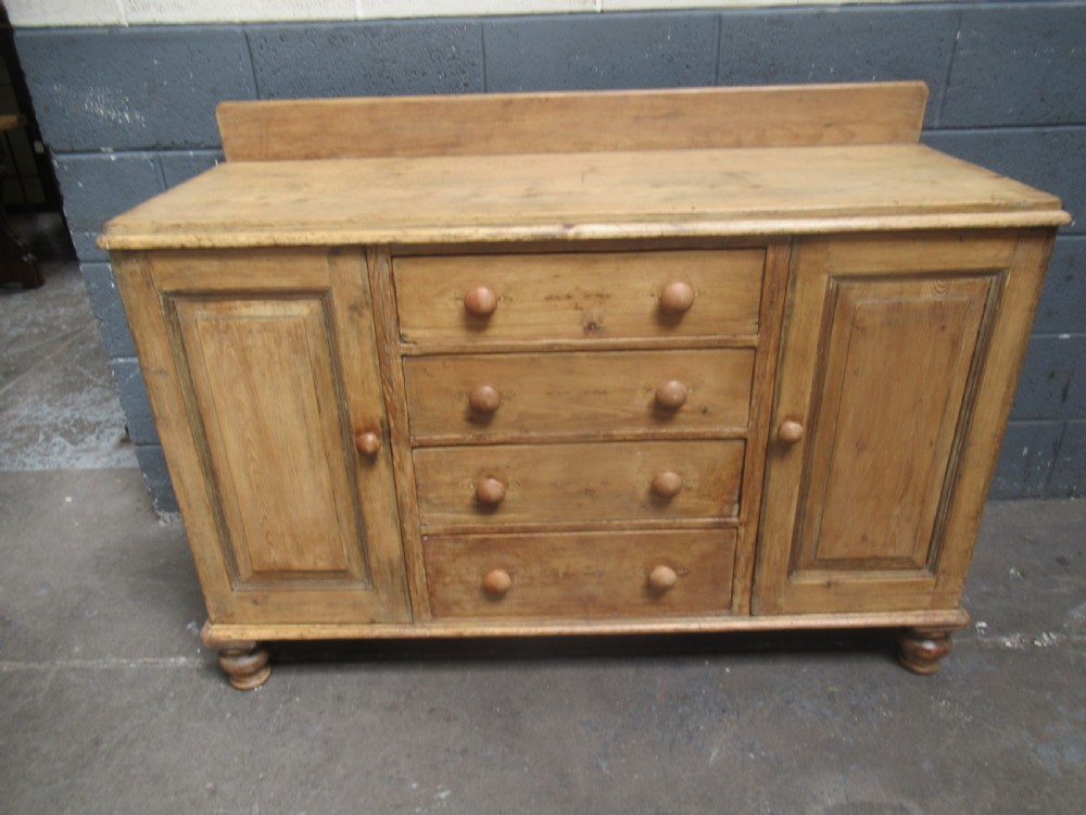 Victorian rustic pine dresser    base