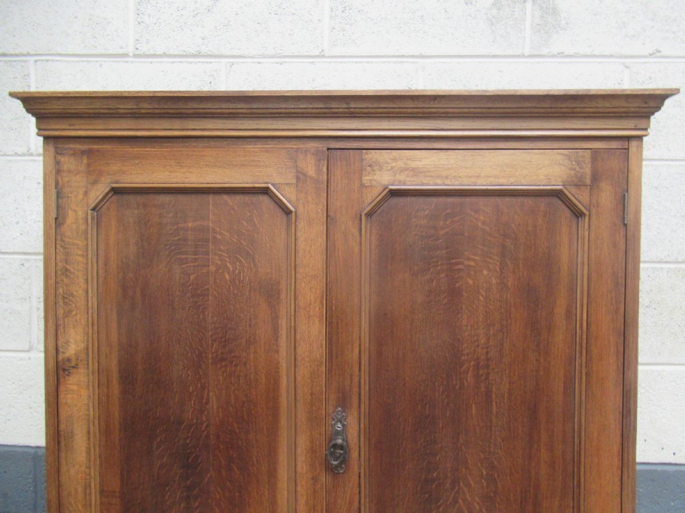 Edwardian period   oak cupboard View V