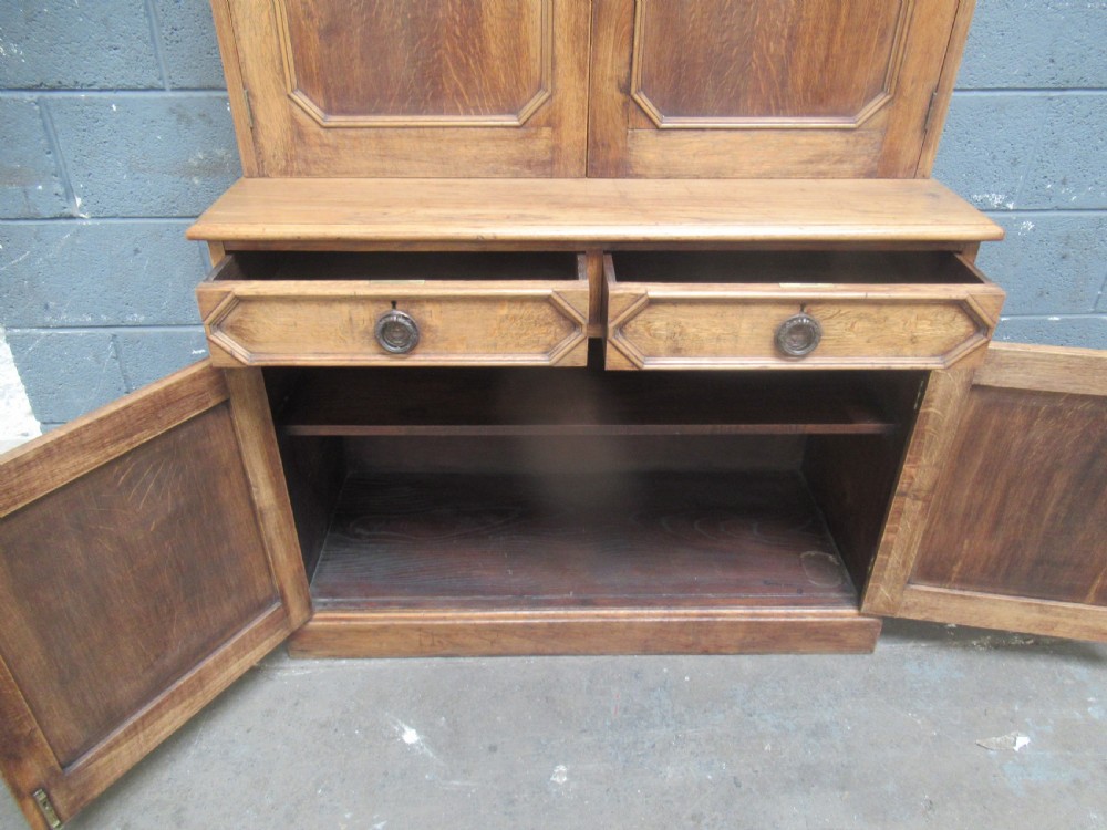 Edwardian period   oak cupboard View XI