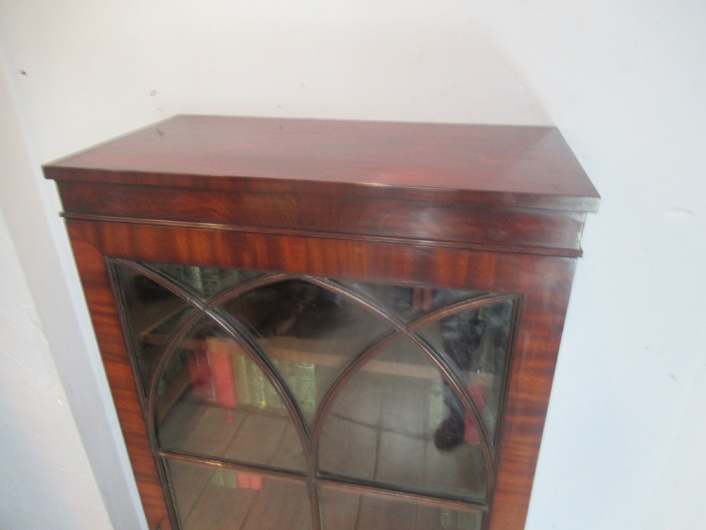 Edwardian   mahogany   glazed door bookcase View III