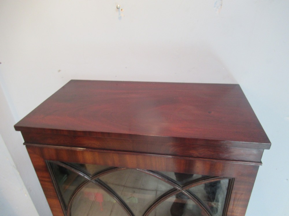 Edwardian   mahogany   glazed door bookcase View V