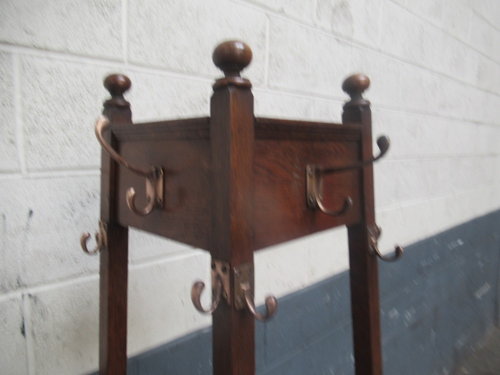 1930  oak  hall hat coat stand View VIII
