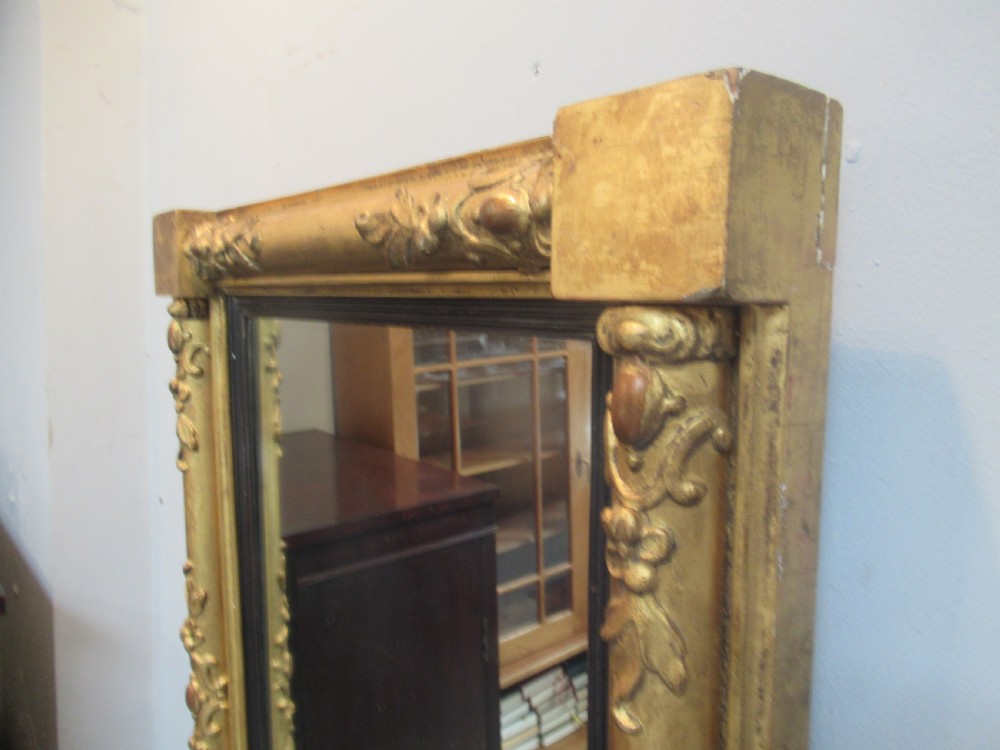 19th century gilt wall mirror View V