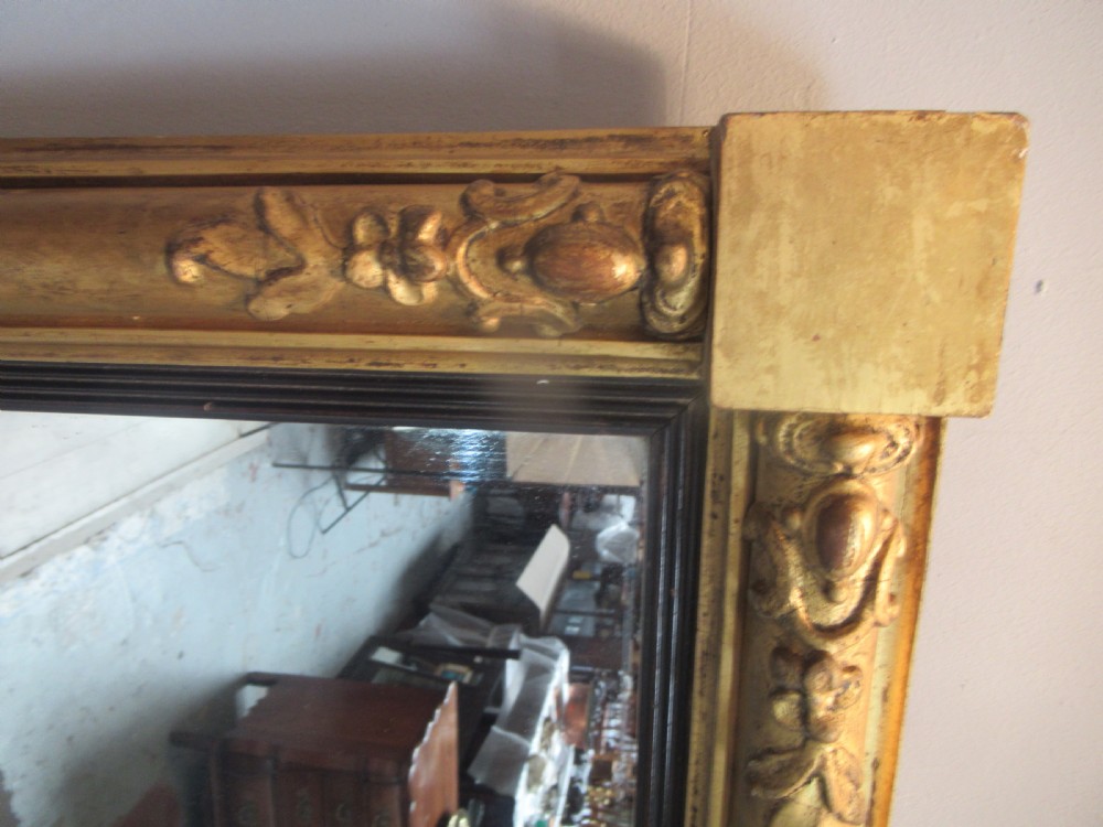 19th century gilt wall mirror View XII
