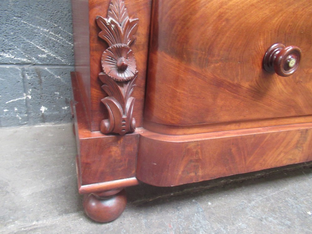 Victorian  1880s  mahogany  chest of drawers View VI