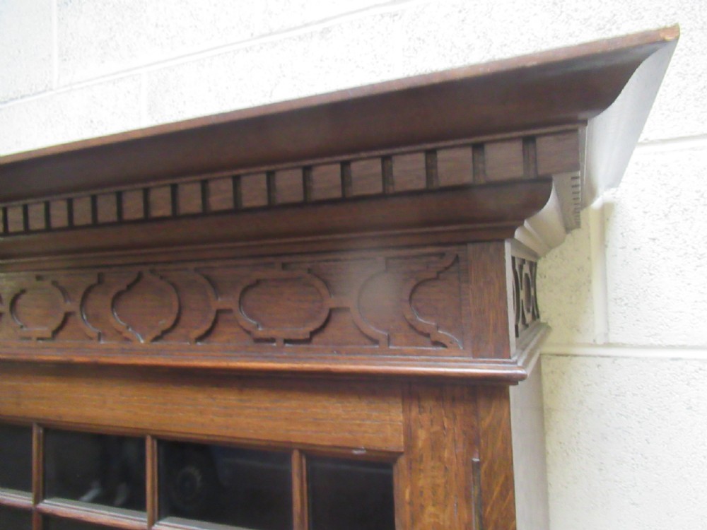 Large oak   bookcase  by Wylie  &Lochead   Glasgow View VII