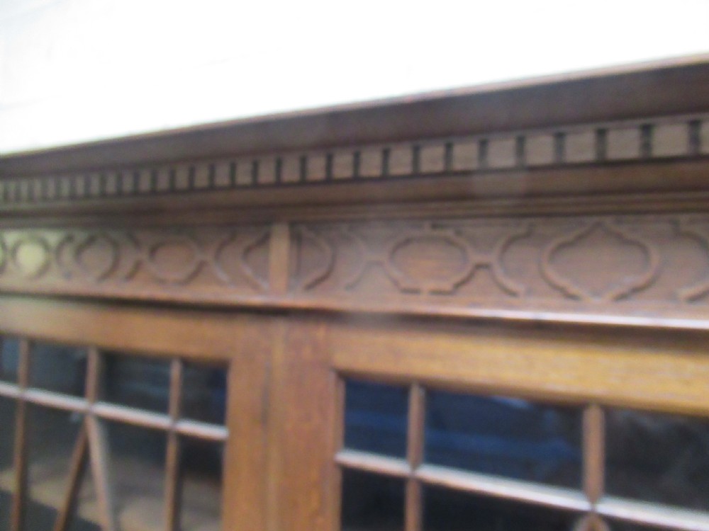 Large oak   bookcase  by Wylie  &Lochead   Glasgow View VIII