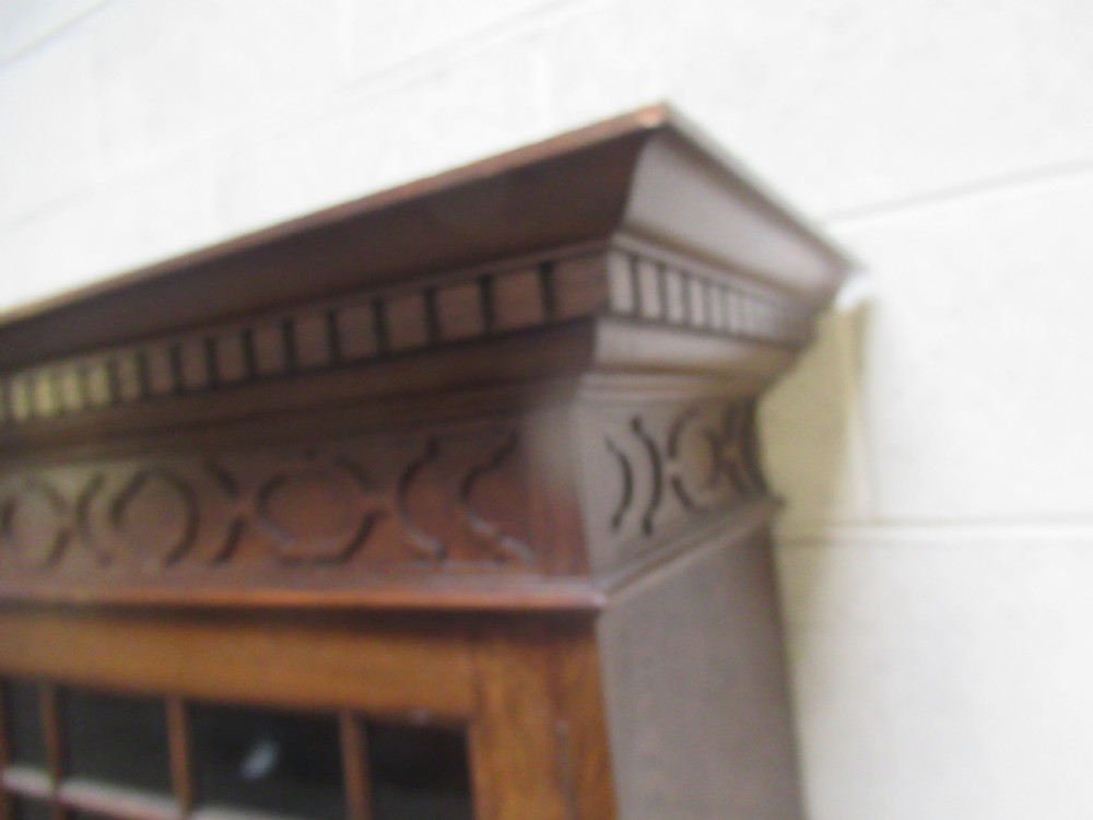 Large oak   bookcase  by Wylie  &Lochead   Glasgow View IX