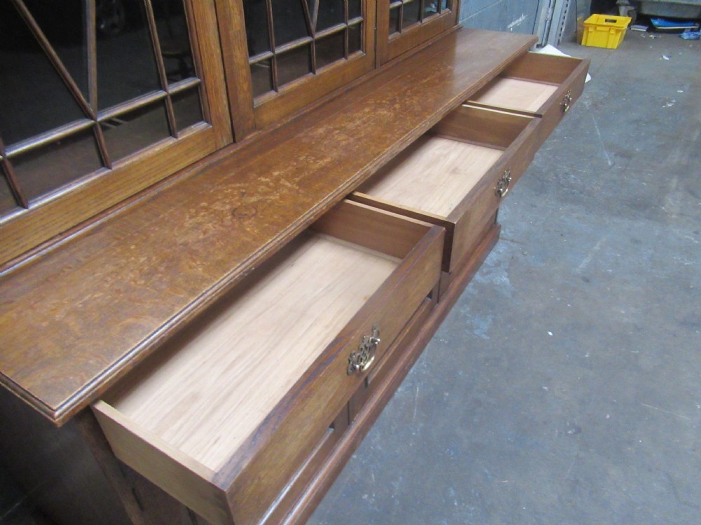 Large oak   bookcase  by Wylie  &Lochead   Glasgow View XII