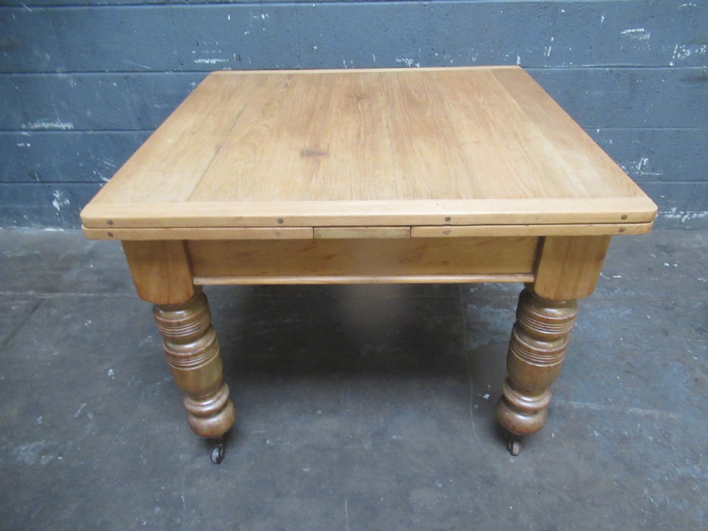 Victorian   pine extending dining table View II