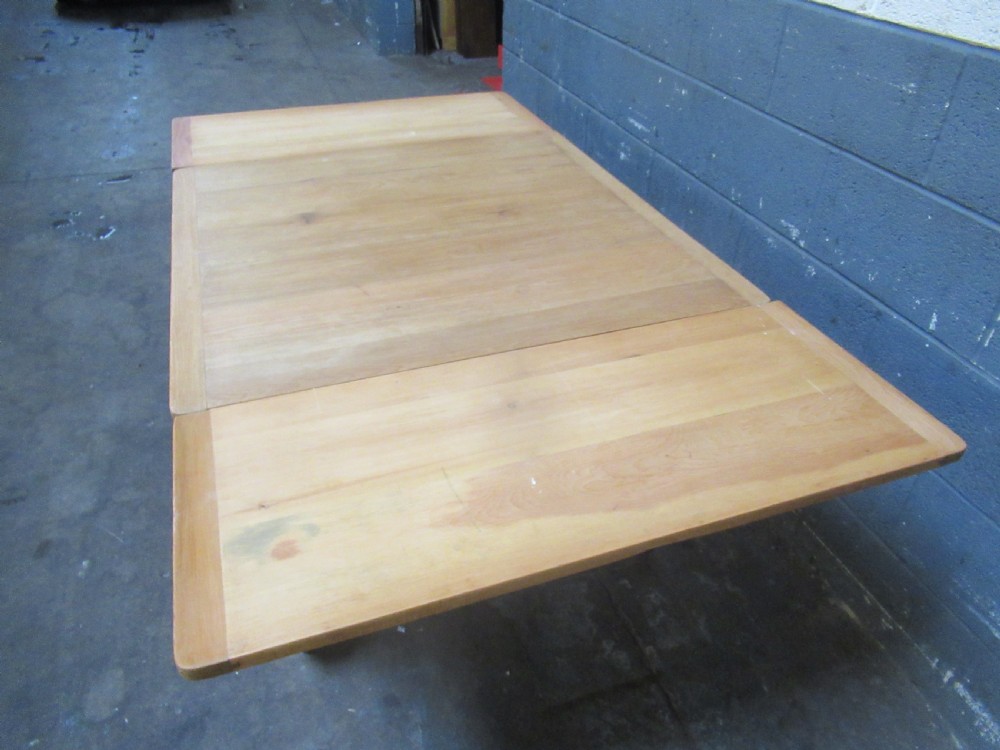 Victorian   pine extending dining table View IX