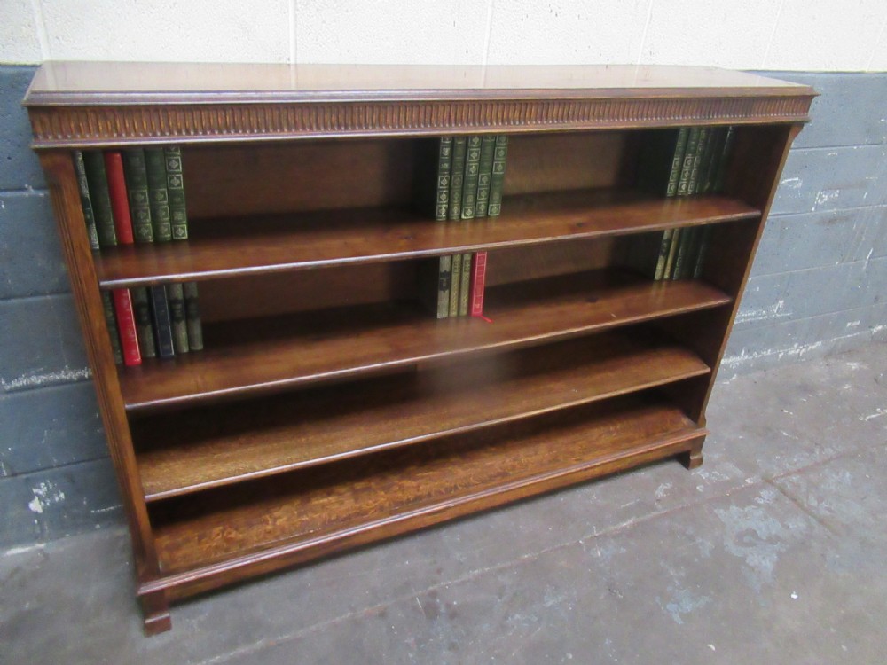 1920s    Oak open bookcase View VIII