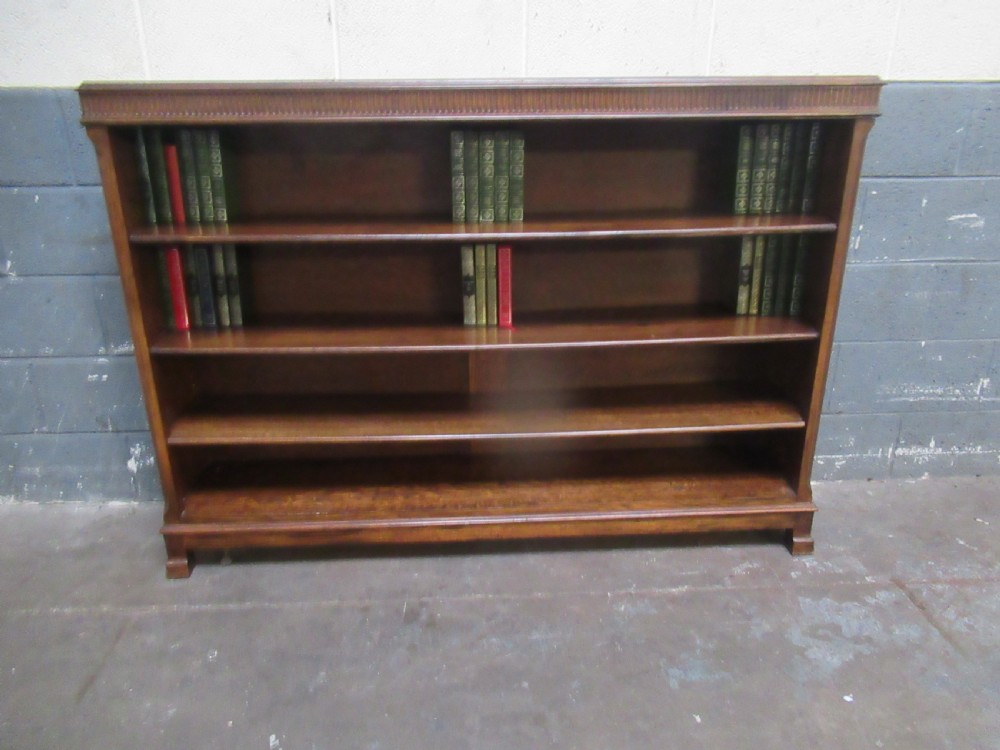 1920s    Oak open bookcase View IX