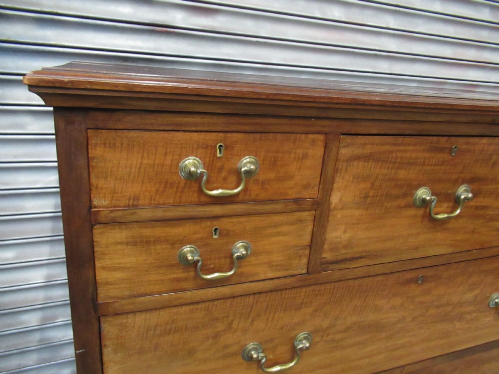 Large late Victorian mahogany chest of drawers  View IX