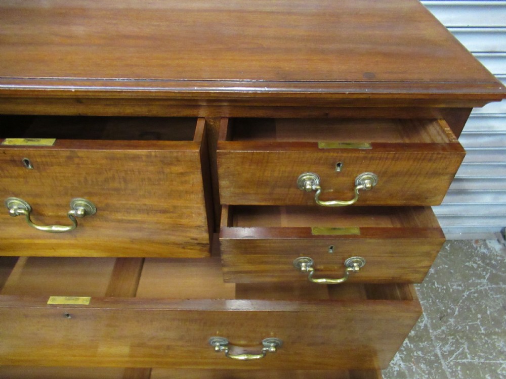 Large late Victorian mahogany chest of drawers  View XII