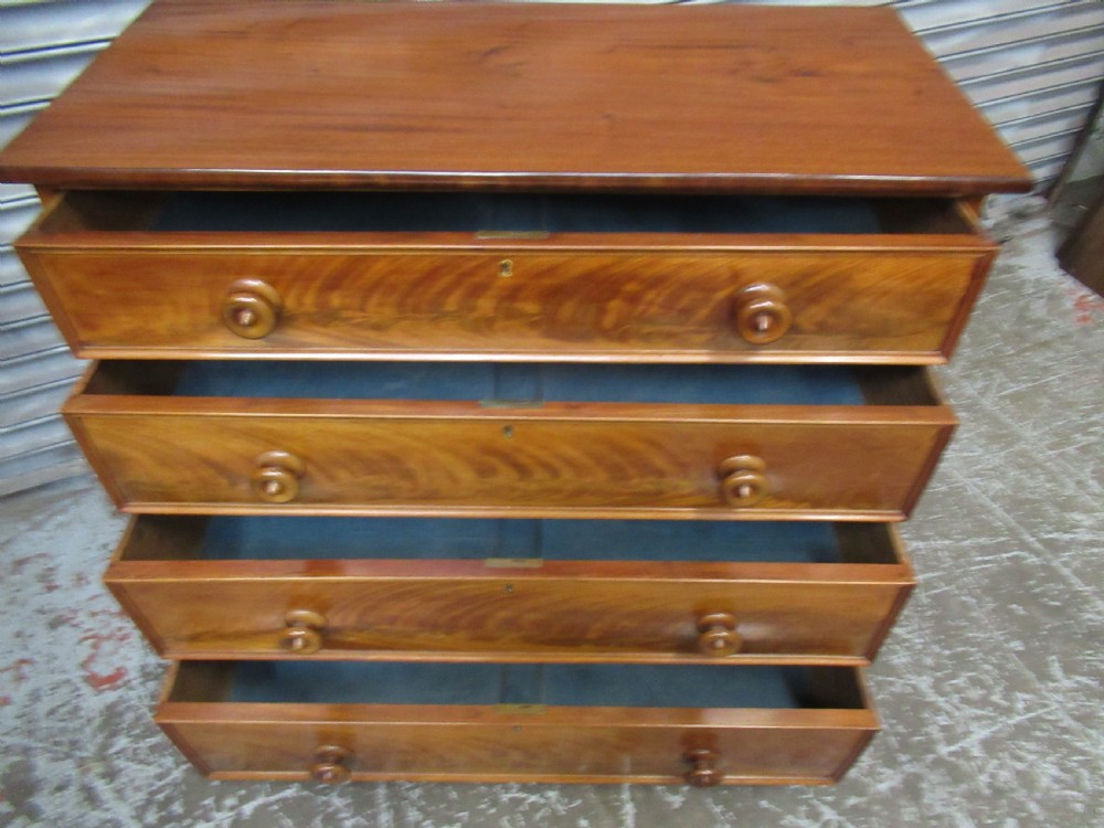 Victorian mahogany chest of drawers  View IX