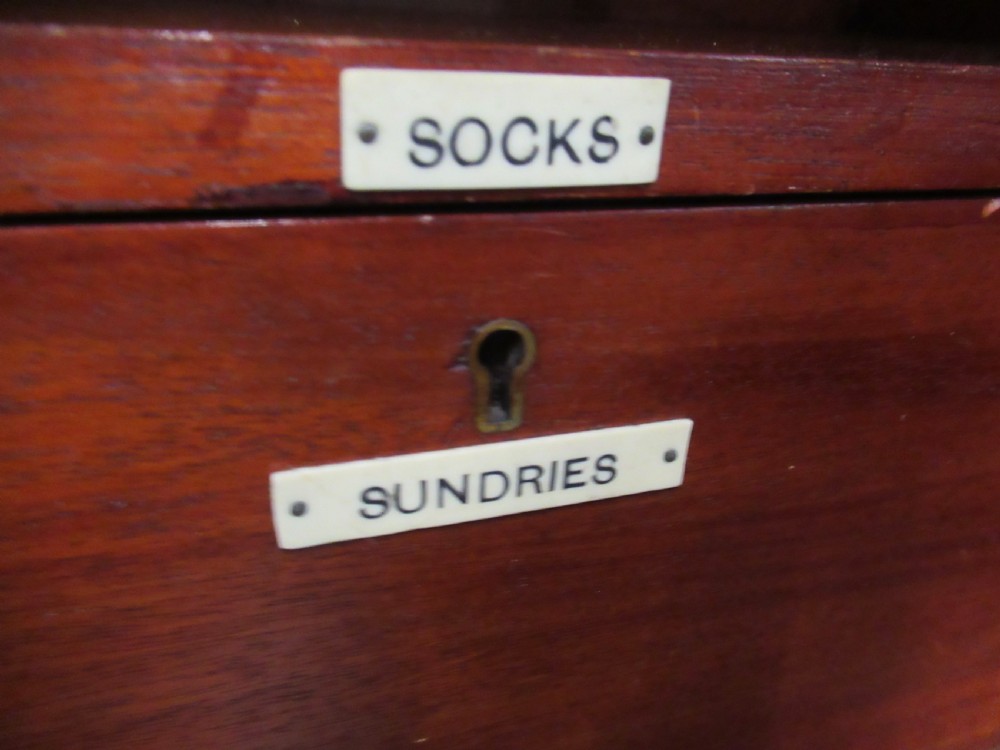 1920s mahogany combination wardrobe  View X