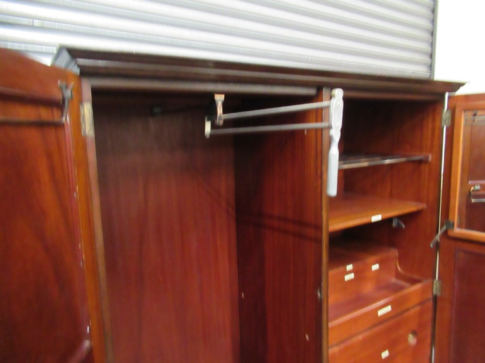 1920s mahogany combination wardrobe  View XI