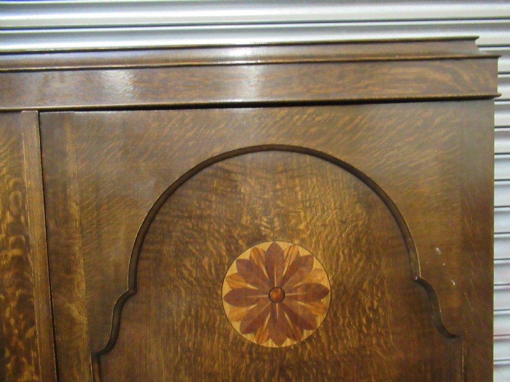 1920s oak two door wardrobe  View VI