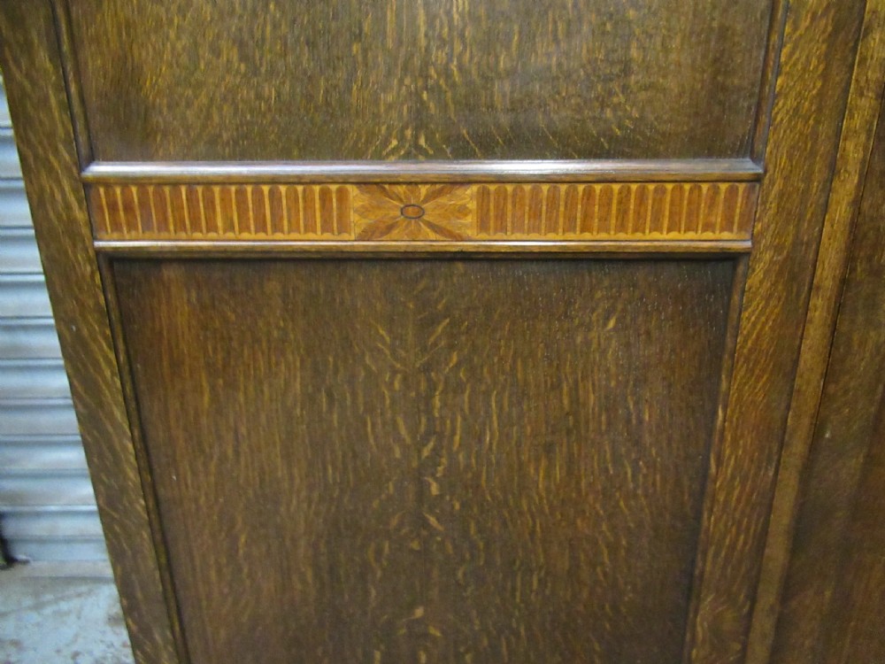 1920s oak two door wardrobe  View VIII