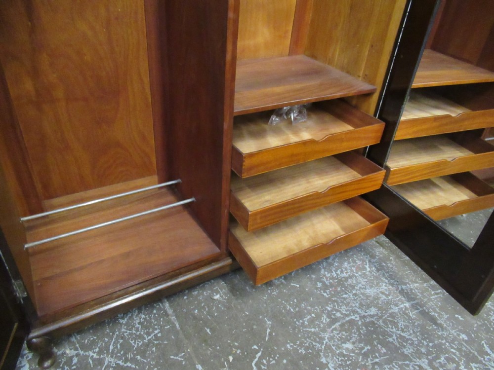 1920s oak two door wardrobe  View XIII
